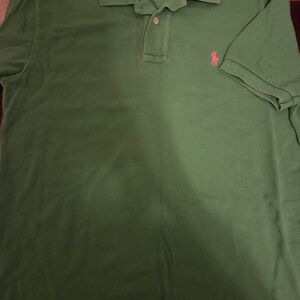 Green Polo by Ralph Lauren Men's Shirt